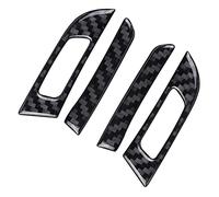 Okeeyseda Carbon Fiber Front Side Air Outlet Vent Switch Frame Trim Cover Trim for 3 Series F30 F32 F34 2013-2019