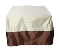Okeeyseda Chairs Covers Waterproof Stackable Balcony Chair Cover Outdoor Furniture Cover Thick Fits 31 X 38 X 35 Inches (Beige)