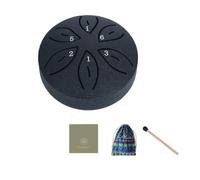Okeeyseda Children'S Musical Instruments Orff Instruments Crafts Mini Hollow Drum 3 Inch 6 Tone Black