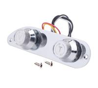 Okeeyseda Chrome Control Plate For Genuine 51 P Guitar