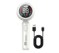 Okeeyseda Clothes Lint Remover Hair Ball Trimmer USB Rechargeable LED Display Clothes Lint Remover White