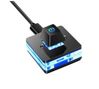 Okeeyseda Computer Desktop Switch Blue LED Computer Motherboard External Power Button Extension Cord Computer Switch On/Off