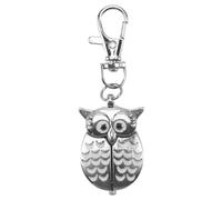 Okeeyseda Double Open owl Key Ring Pocket Watch