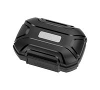 Okeeyseda Earphone Storage Box Large Capacity Dustproof Waterproof Shockproof Earphone Box Matte Black