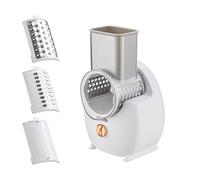 Okeeyseda Electric Cheese Grater Detachable Electric Salad Maker for Home Kitchen Vegetable Slicer for Potato Cheeses and Nuts