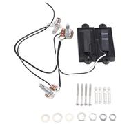 Okeeyseda Electric Guitar Pickup Wire Harness PB 4-String Electric Guitar Neck and Bridge Pickups Set