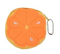 Okeeyseda Fruit Design Coin Money Bag Purse Wallet for Women Girl Lady Gift(Orange)