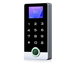 Okeeyseda Full Metal WiFi TUYA Access Control System with LED Screen Voice Fingerprint Password Stand-Alone Door Access Keypad
