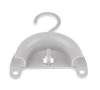 Okeeyseda Hose Holder with Hook Hanger and Suction Cup White Plastic for Drying After Cleaning Sleep and Breathing Machine Parts