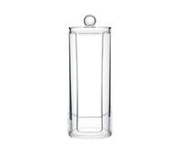 Okeeyseda Makeup Container Cotton Pads Round Dispenser With Lid Clear Acrylic Dispenser Cotton