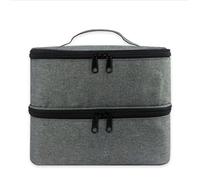 Okeeyseda Nail Polish Storage Bag Nylon Portable Large Handbag Organizer for Cosmetic