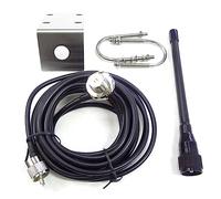 Okeeyseda Spare Parts VHF Marine Antenna 156-163Mhz Rubber Waterproof Mast Aerial with 5M RG-58 Cable for Boat Sailboat Yacht