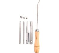 Okeeyseda Trumpet Elbow Repair Horn Maintenance Wrench with Solid Wood Handle Trumpet Mouth Tools for Trumpet French Horn