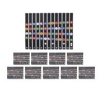 Okeeyseda Ukulele Fretboard Stickers Chord Fret Stickers Note Sticker Finger Guide for Ukulele Beginner 10PCS