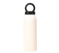 Okeeyseda White Insulated Water Bottle with Magnetic Phone Holder, Made of Stainless Steel