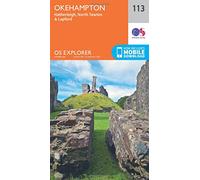 Explorer 113 Okehampton Map With Digital Version, Orange One Size