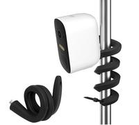 OkeMeeo Adjustable Twist Mount for eufyCam 2C/2C Pro/3/SoloCam S220/SoloCam C210/Arlo Pro 5S/Pro 4/Pro 4/Pro 2/Ultra/Ultra 2/Essential, No Drill No Tool Needed (Black, 1 Pack)