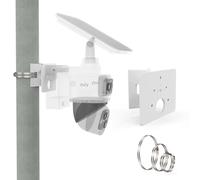 OkeMeeo Camera Pole Mount for eufy 4K NVR S4 Max/PoE Bullet-PTZ Cam S4/PoE E40 and for eufyCam S4 (White)