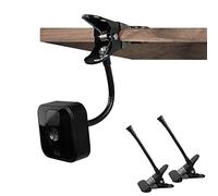 OkeMeeo Gooseneck Camera Clamp Mount for Blink Outdoor 4/Outdoor 3/XT/XT2/XT3/Mini/Indoor Camera(Black, 2 Pack)