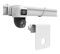 OkeMeeo Gutter Mount Compatible with eufy 4K NVR S4 Max, No Drill Aluminum Mounting Bracket, 1 Pack