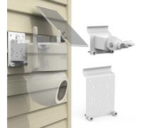 OkeMeeo PTZ Camera Vinyl Siding Mounting Kit for eufy SoloCam S340/Reolink Argus PT/AOSU SolarCam D1/Tapo Outdoor Pan/Tilt Camera and Solar Panel