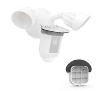 OkeMeeo Rain Cover for Ring Floodlight Cam Wired Plus, Weather Protection Sun Shade for Improved Image Quality (White)
