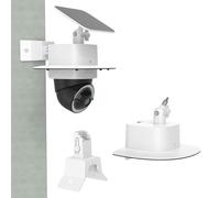OkeMeeo Sun Rain Cover and Wall Corner Mount for Eufy Security 4G LTE Cam S330, White