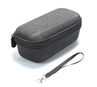 OKESYO Case for Insta360 X4 with Carabiner, Carry Bag Compatible with Insta360 X4 Accessories, Case for Insta360 X4 Action Camera, Shockproof, PU Hard Case, gray