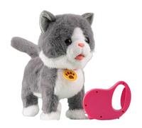 OKESYO Interactive Puppy Toy for Kids, Electronic Dog Toy with Leash, Walks, Barks, Shake Tail and Talk, Cute Plush Dog Toy for Girls and Boys Birthday Gifts