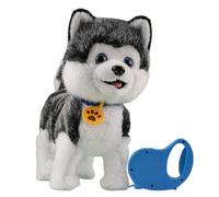 OKESYO Interactive Puppy Toy for Kids, Electronic Dog Toy with Leash, Walks, Barks, Shake Tail and Talk, Cute Plush Dog Toy for Girls and Boys Birthday Gifts