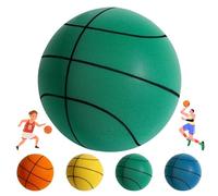 OKESYO Silent Basketball, Size-3/Size-5/Size-7 Training Foam Basketball, Uncoated Quiet Bounce Basketball for Various Indoor Activities and Training, Soft, Flexible, Easy to Grip, Low Noise