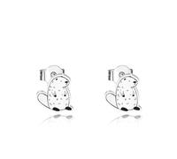OKEYCH Beaver Lover Gift Beaver Stud Earrings Beaver Merch Who Love Beavers Jewelry, Metal, alloy