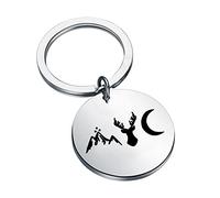 OKEYCH Book Gift Book Series Symbols Keychain Book Fan Jewelry, K, Medium