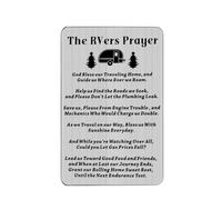 OKEYCH Christian Camper Gift Rvers Prayer Wallet Card Road Trip Jewelry Camping Lover Gift, Rvers Prayer W