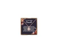 OKEYCH Coa-ch Appreciation Gift To a Truly Amazing Coach Necklace Coa-ch Trainer Jewelry Thank You Coa-ch Gift, Copper, 0