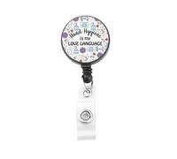 OKEYCH Future Infection Control Nurse Gift Hand Hygiene Love Badge Reel Infection Disease Control Nurse Badge Holder Medical Worker Gift (Hand Hygiene Love B)