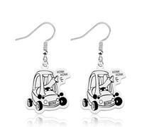 OKEYCH Goose Lover Gift Cartoon Goose Driving Earrings Goose Pride Jewelry Funny Goose Merch, Metal, alloy
