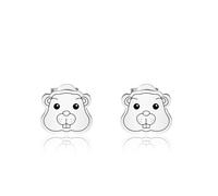 OKEYCH Groundhog Lover Gift Who Loves Groundhogs Stud Earrings Groundhog Day Jewelry Groundhog Meme, Metal, alloy