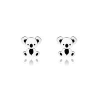 OKEYCH Koala Lover Gift Koala Bear Stud Earrings Koala Fan Jewelry Koala Themed Gift Zoo Animal Lover Gift, Metal, alloy