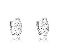 OKEYCH Llama Lover Gift Llama Stud Earrings Who Loves Llama Jewelry Alpaca Lover Gift Zoo Keeper Gift, Metal, alloy