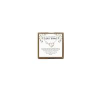 OKEYCH Loss of Brother Gift In Loving Memory Of Your Brother Necklace Brother Memorial Jewelry Death of Brother Gift, Metal, alloy