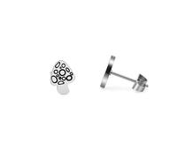 OKEYCH Mushroom Lover Gift Mushroom Stud Earrings Mushroom Collector Jewelry Mushroom whisperer Gift Mycology Fungi Merch, Metal, alloy