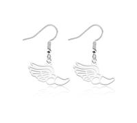 OKEYCH Track and Field Lover Gift Winged Track Shoes Earrings Running Runner Jewelry Cross Country Gift, Metal, alloy