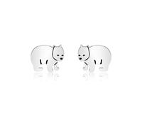OKEYCH Wombat Lover Gift Wombats Stud Earrings Wombat Merch Who Loves Wombats Jewelry, Metal, alloy