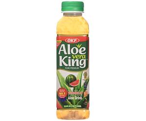 OKF King Watermelon Aloe Vera Drink, 500 ml, Pack of 20