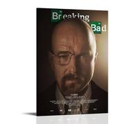 OKFPLM Breaking BadRetro Style Poster Canvas Wall Art Vintage Asian Decor Print for Bedroom & Living Room Decorations08x12inch(20x30cm) Frame-style