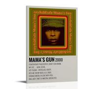 OKFPLM Erykah Badu Mama's GunRetro Style Poster Canvas Wall Art Vintage Asian Decor Print for Bedroom & Living Room Decorations24x36inch(60x90cm) Frame-style