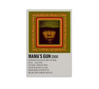 OKFPLM Erykah Badu Mama's GunRetro Style Poster Canvas Wall Art Vintage Asian Decor Print for Bedroom & Living Room Decorations12x18inch(30x45cm) Unframe-style