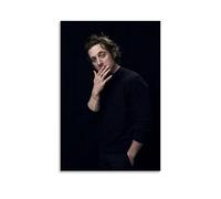 OKFPLM Jeremy Allen WhiteRetro Style Poster Canvas Wall Art Vintage Asian Decor Print for Bedroom & Living Room Decorations08x12inch(20x30cm) Unframe-style