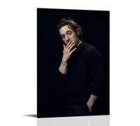 OKFPLM Jeremy Allen WhiteRetro Style Poster Canvas Wall Art Vintage Asian Decor Print for Bedroom & Living Room Decorations16x24inch(40x60cm) Frame-style